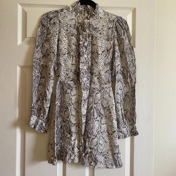 Reformation Mathilda Python Dress - Picture 3 of 5